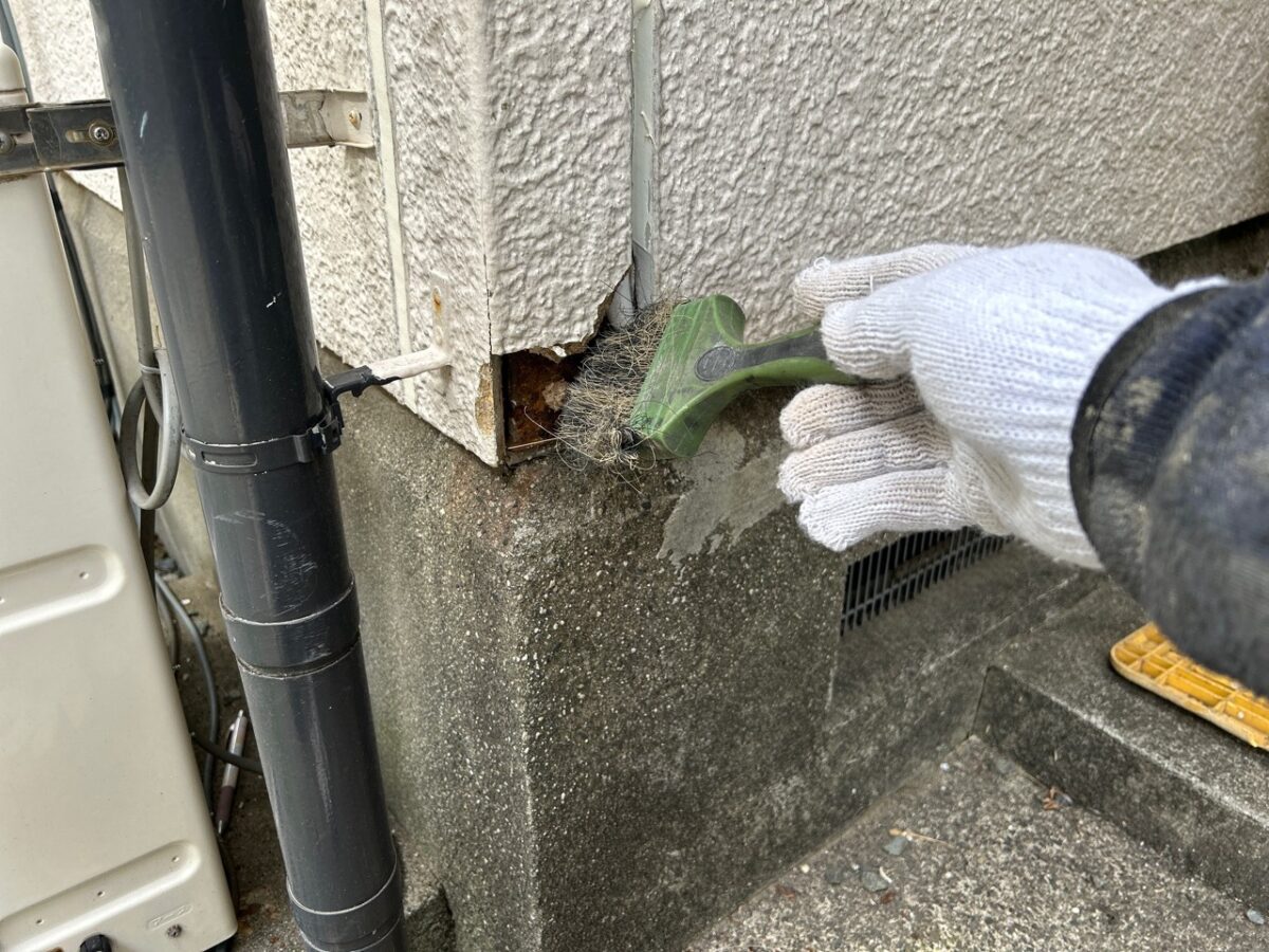 爆裂補修清掃