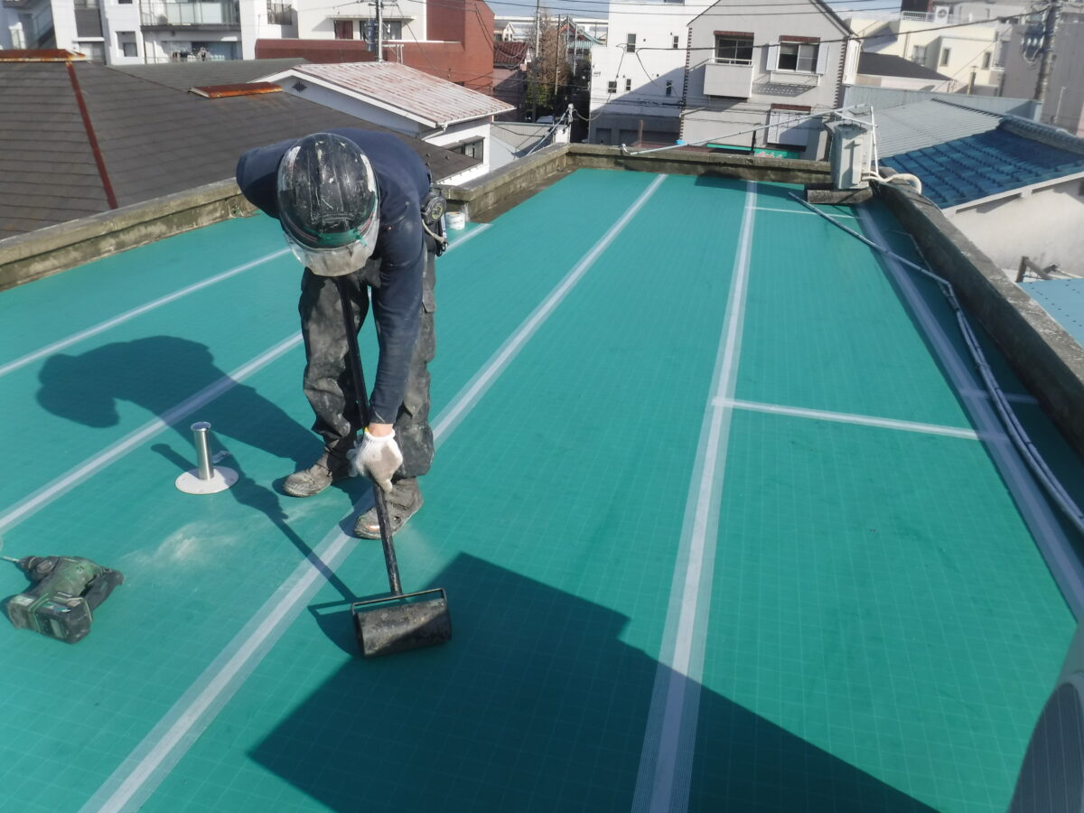 QVシート貼付け