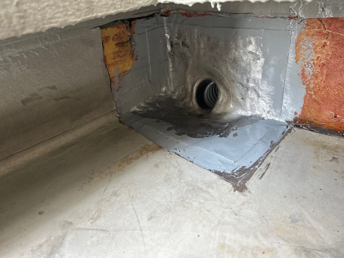 改修用ドレン取り付け