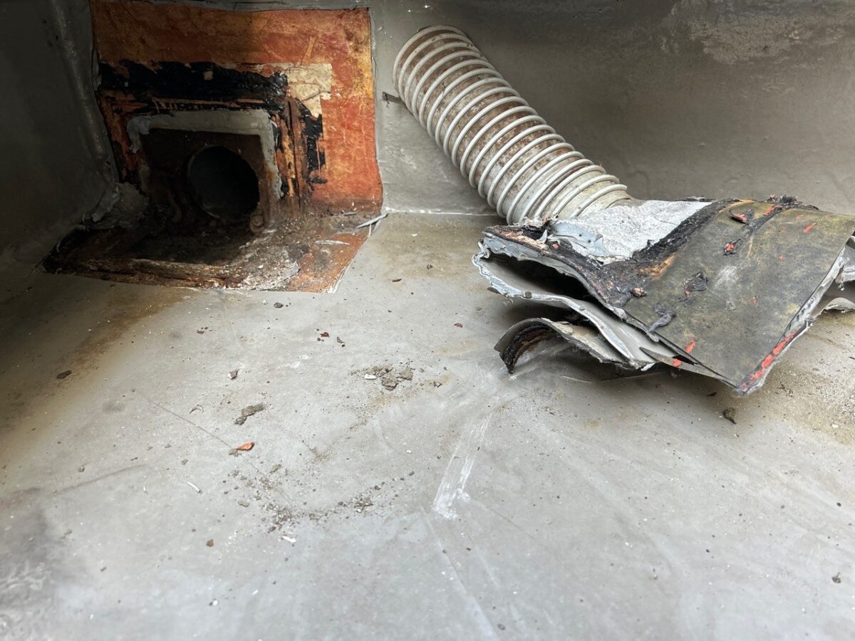 既存ドレン撤去