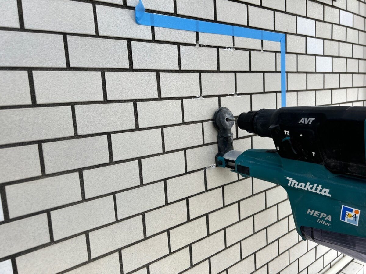 9654 1 | 防水工事は神奈川県横浜市の横浜防水職人 へパフィルタ―付きドリル穿孔