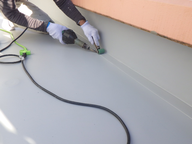 立上りシート溶着