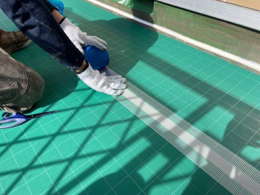 ジョイントテープ貼り付け