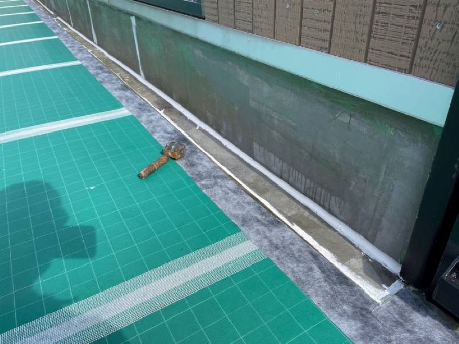 MBテープ貼り付け