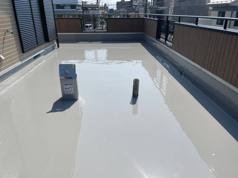 ウレタン二層目塗布