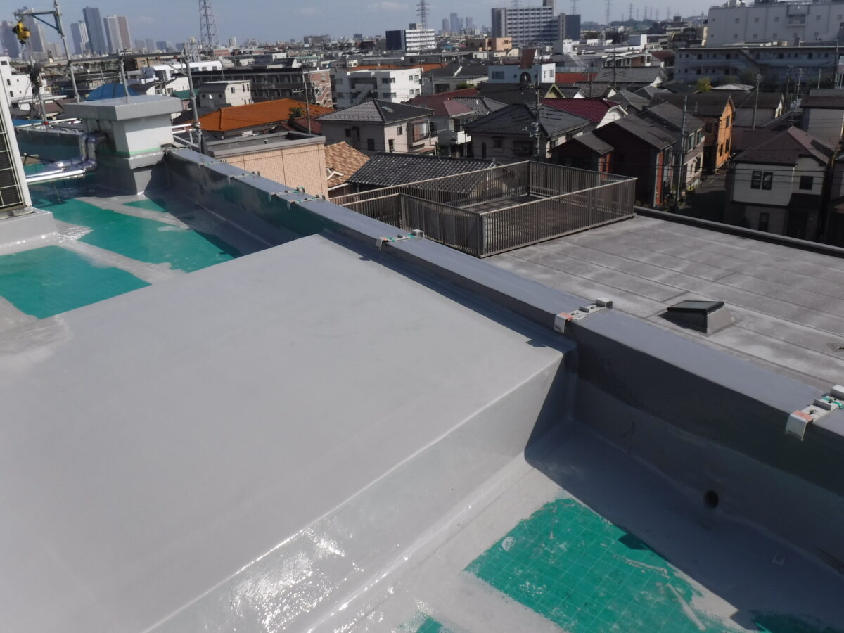 架台ウレタン塗布